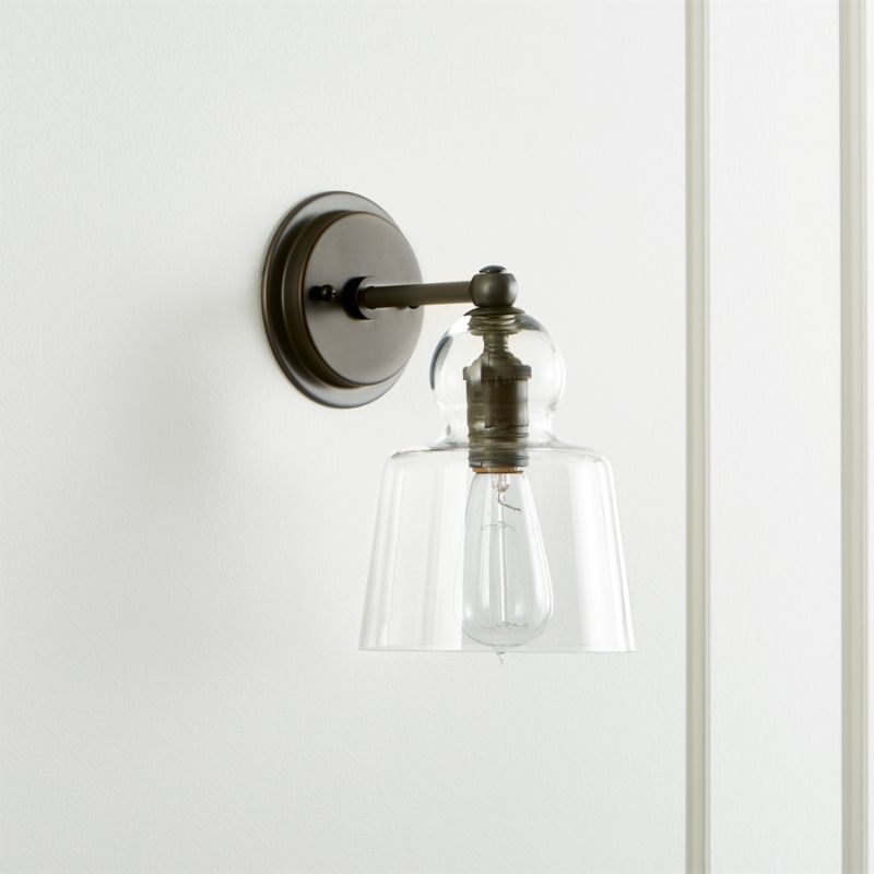 Wall Sconces: Plug In and Candle Crate and Barrel